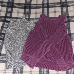 Two Hollister sweaters
